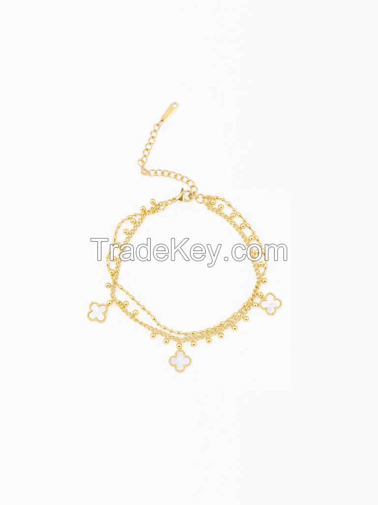 four-leaf clover bracelet