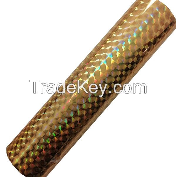 China Factory Wholesale Square Grid Seamless Holographic Laser Hot Stamping Foil