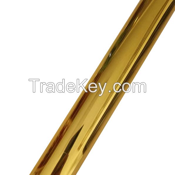Cheap Wholesale Customized Size Dark Gold Color Paper Plastic Hot Stamping Foil