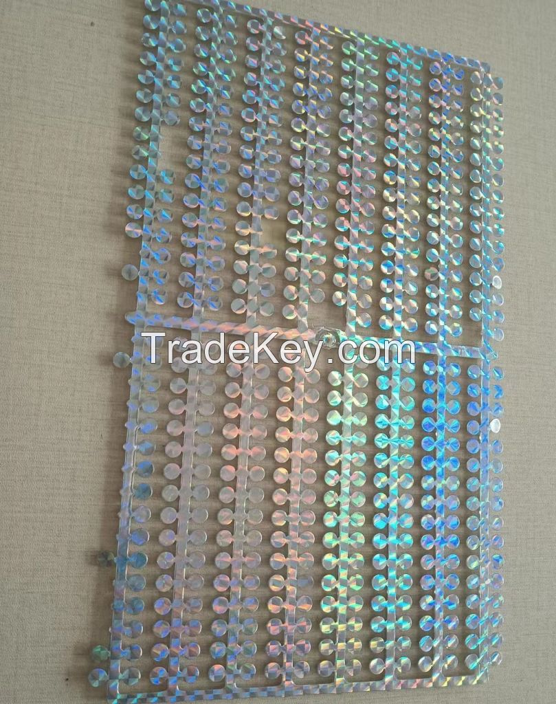 2025 Latest Double Sides Seamless Holographic Laser Acrylic Hot Stamping Foil