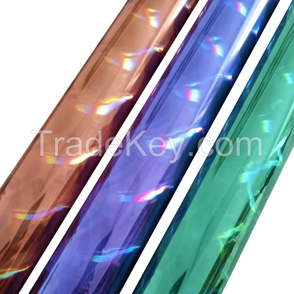 New Arrivals Wedding Card Paper Holographic Colors Pillar Hot Stamping Foil