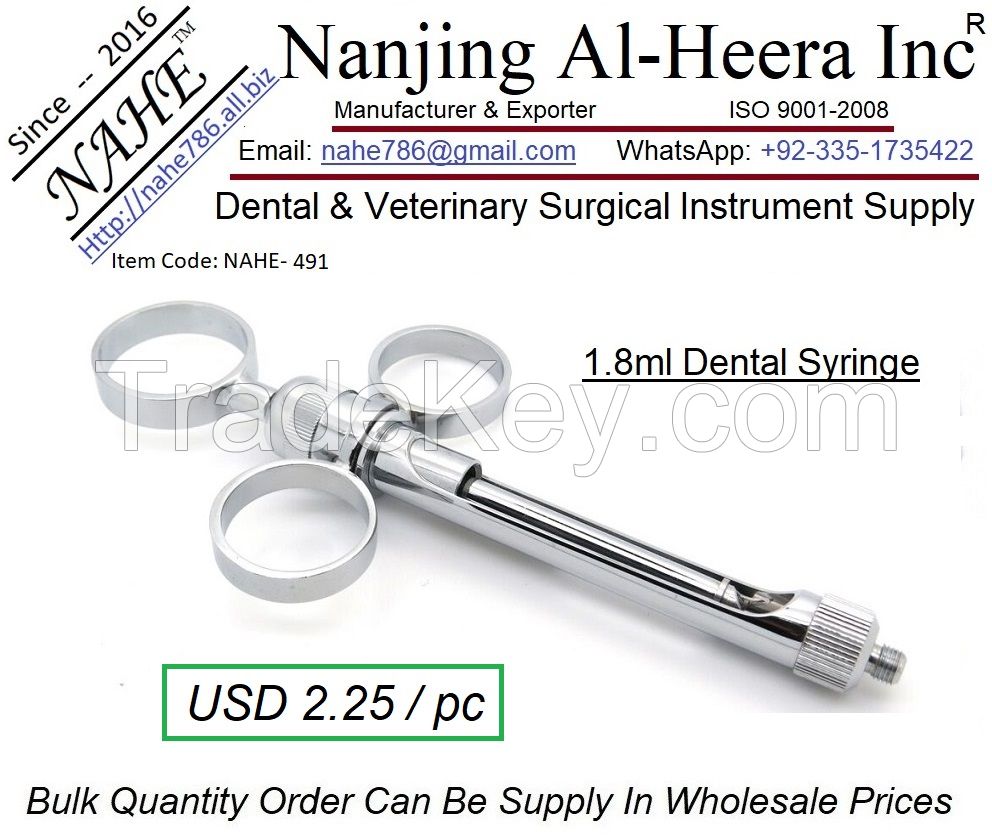 1.8ml Dental Syringe Dental Surgical Instruments