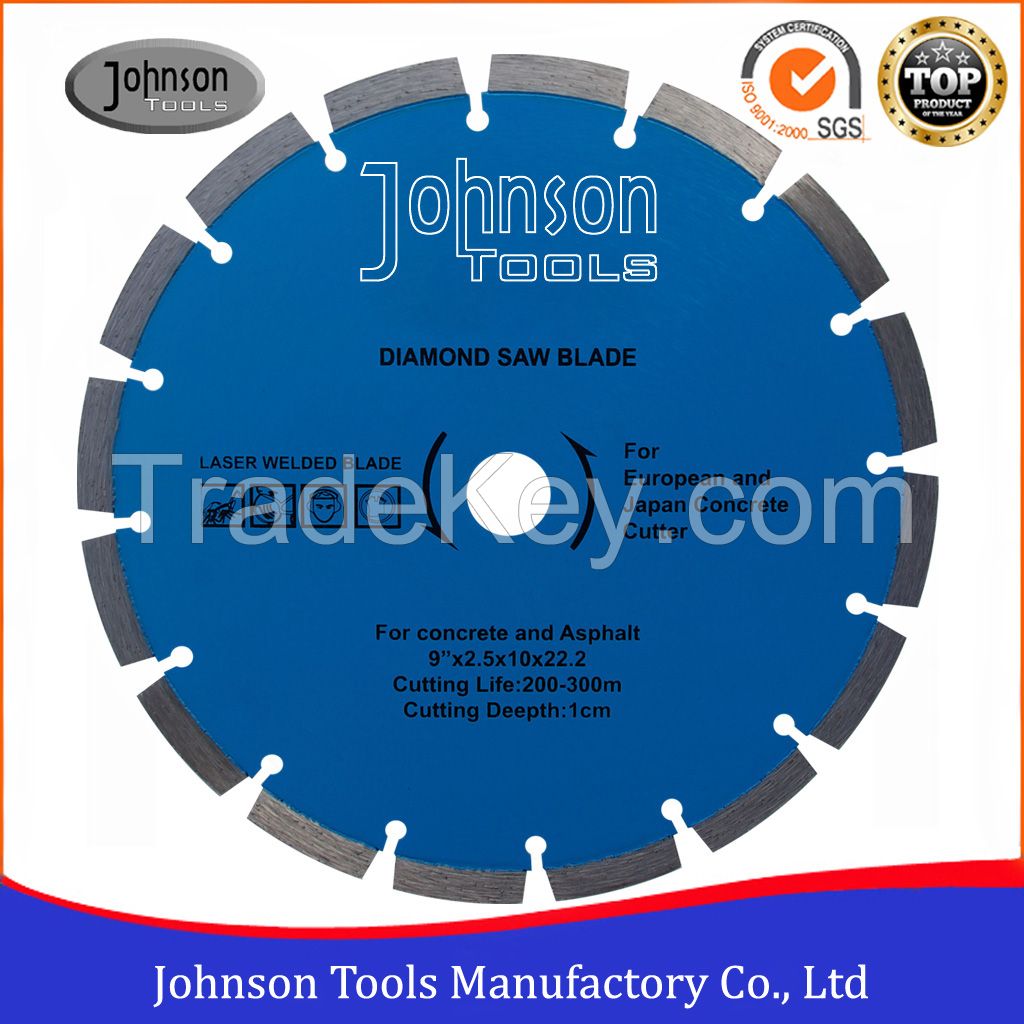 Sell 230mm diamond laser saw blade for concrete