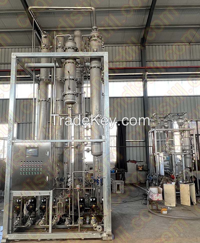 Industrial plant 5000 liters per day ENA grade edible alcohol equipment beverage processing machine
