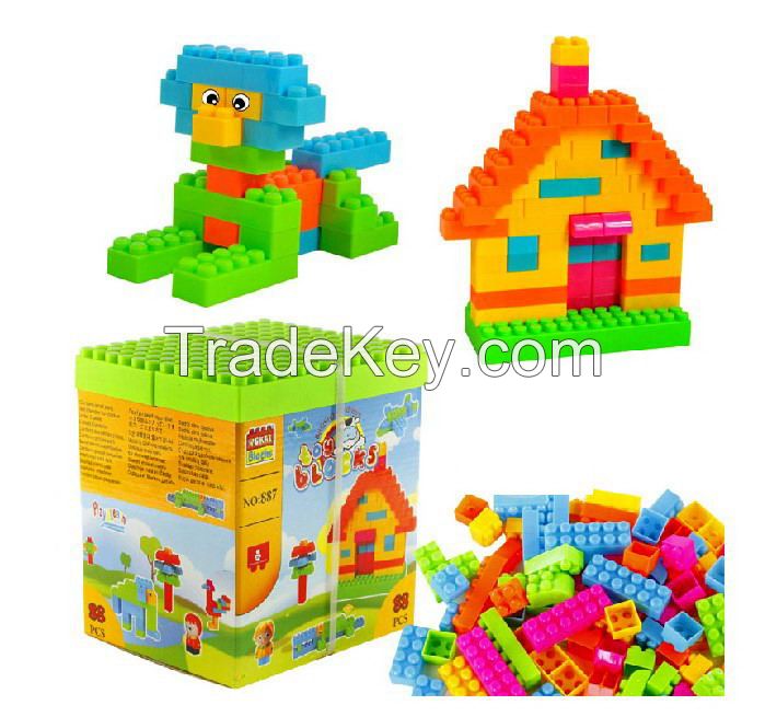 Intelligent 88 Pcs Building Blocks