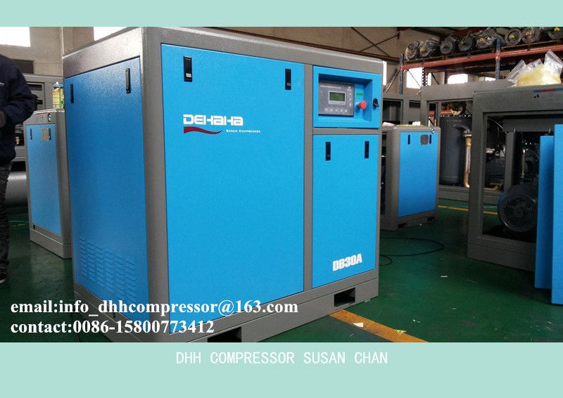 15hp belt driven screw compressor