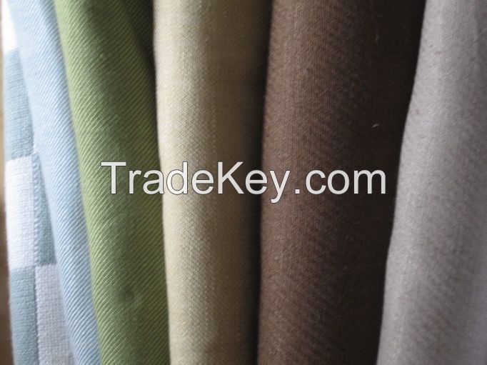 Linen Fabric Twill Linen Cloth Multi Colors
