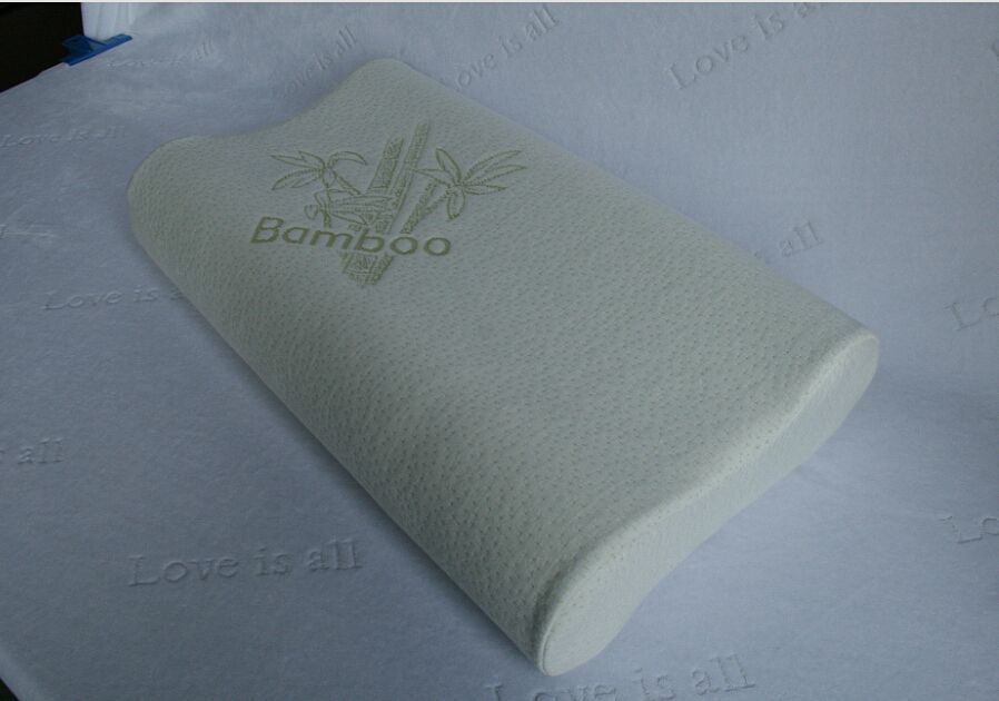 KWCP001 100% Polyurethane Visco Elastic  Contour Bamboo Memory Foam Pillow