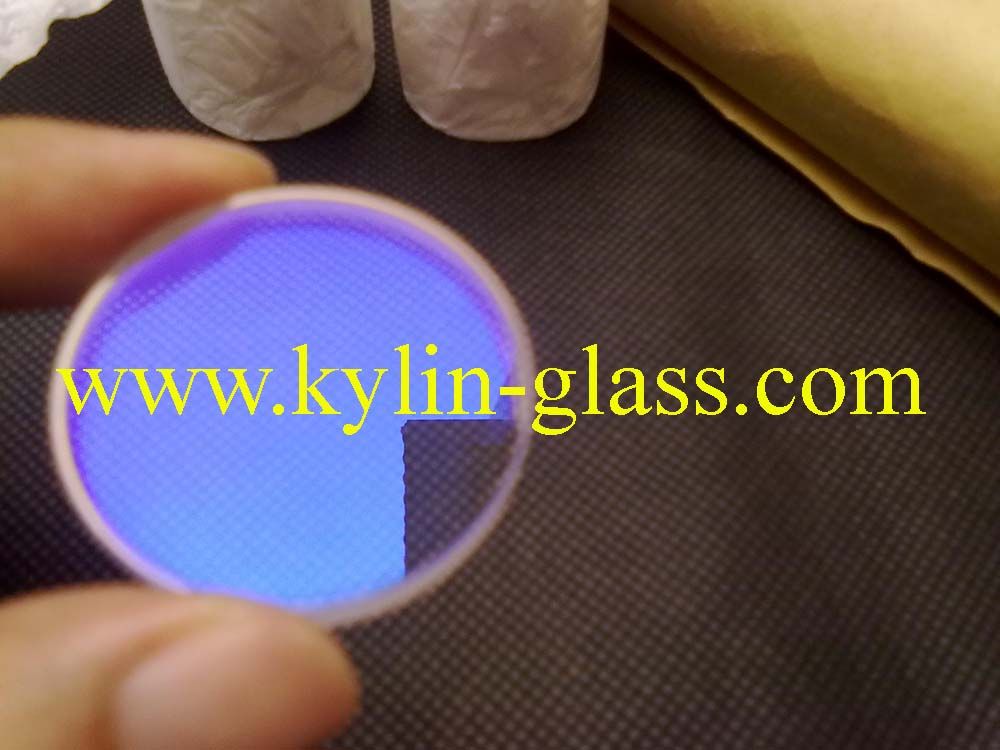 glass plate with coating