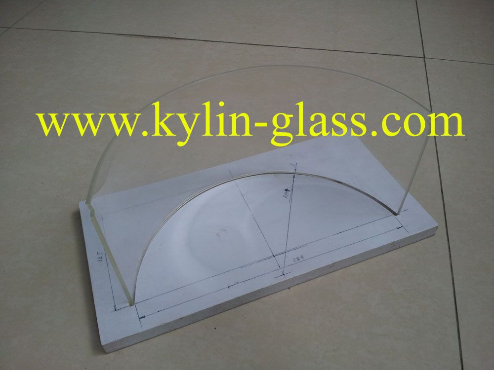 arc glass plate