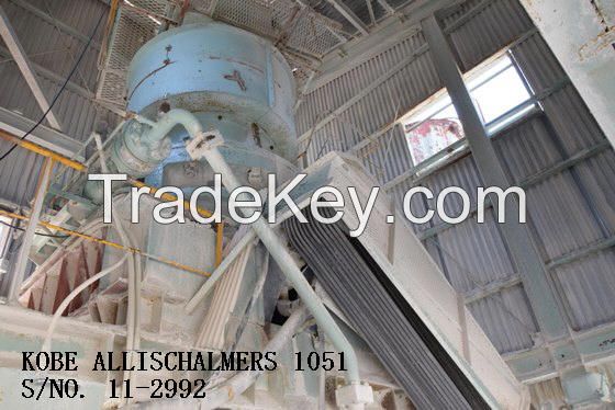 USED "KOBE" ALLIS-CHALMERS 10-51 (51" X 10") HYDROCONE (EXCONE) CRUSHER S/NO. 11-2992