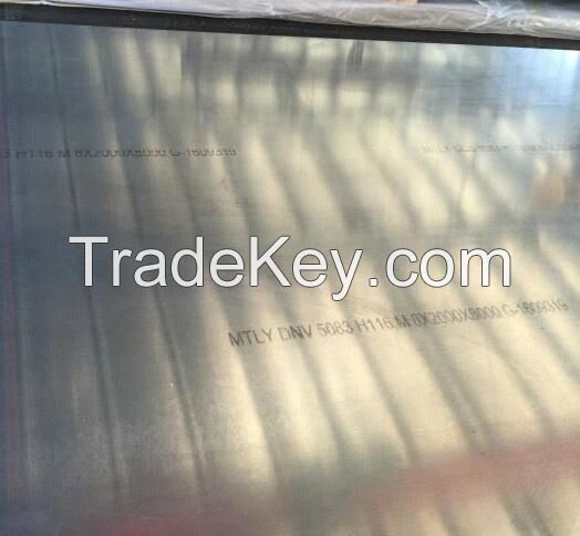 5083 10mm Thick Polished Aluminum Sheet Metal Plate