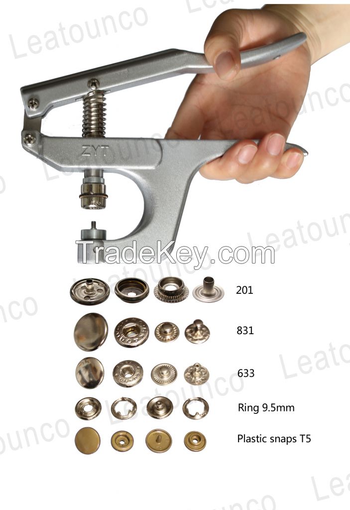 Plier For Various of Metal Snaps Coat Leather Jeans Snaps On Press Setting Tool