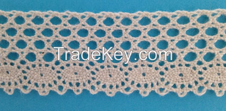 cotton crochet lace/lace trimming