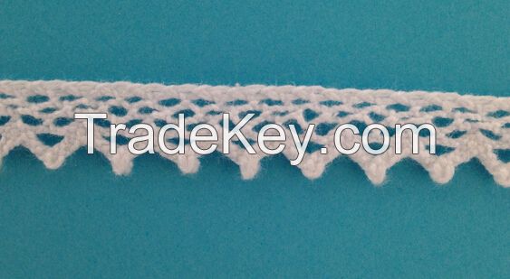 cotton crochet lace/lace trimming
