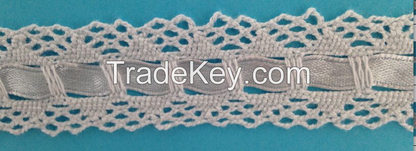 cotton crochet lace/lace trimming