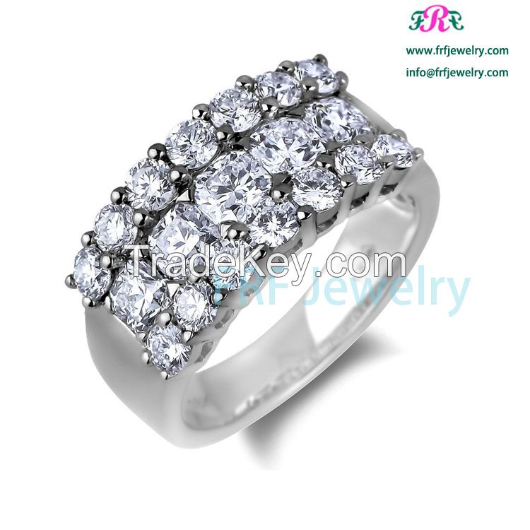 Fashion Hot Selling 925 Sterling Silver Ring With CZ Stone
