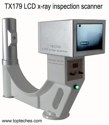 Hand-held x-ray screening scanner, portable x-ray machine manufacturer, modelTX179