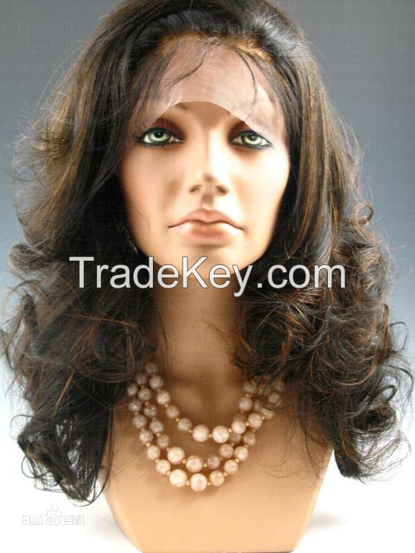 100% human hair full lace wigs
