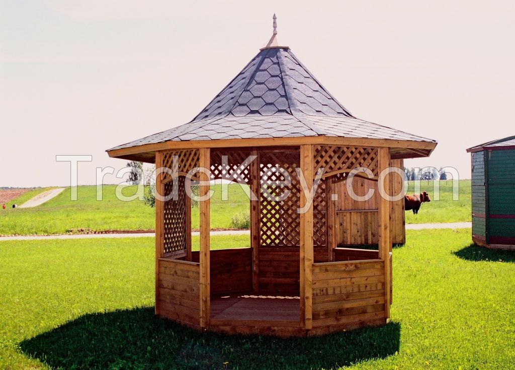 Wooden Gazebo AUSRA 3x3 m