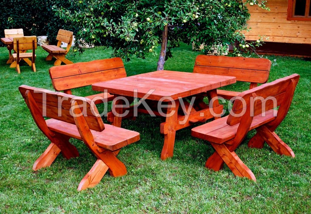 Wooden Garden furniture set RASA