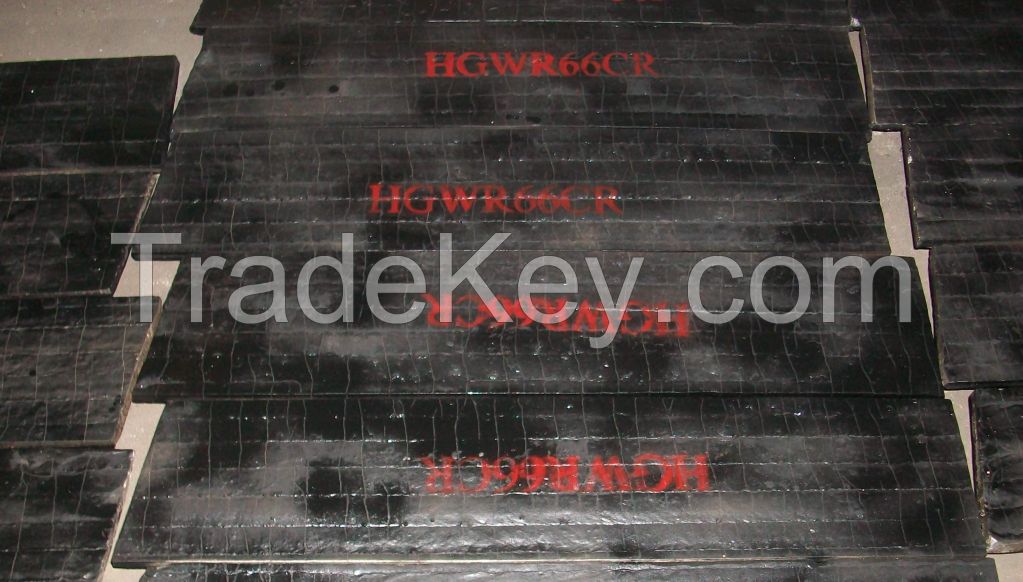 High hardness wear resistant cladding composited steel plate