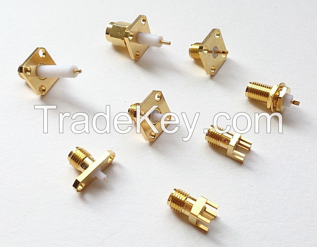 RF/Coaxial SMA connector PCB Receptacle Type