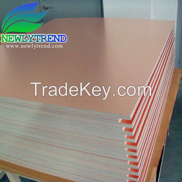 0.6-3.2mm thick FR4 Copper Clad Laminate Sheet, Single and Double Side Available