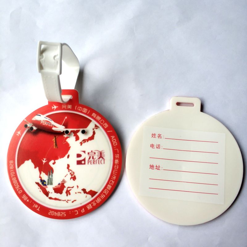 Printed luggage tags