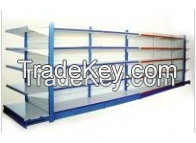 warehouse shelf. storage shelf