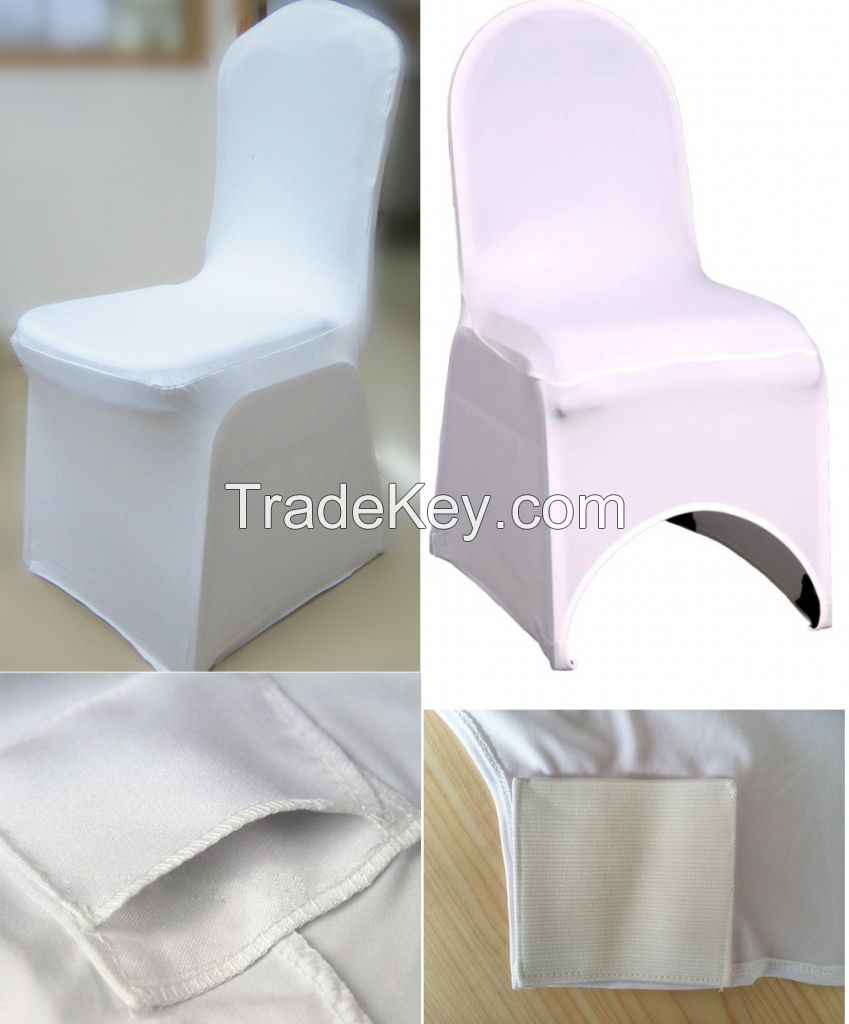 spandex chair cover, Lycra stretch banquet chair cover, spandex banquet chair cover