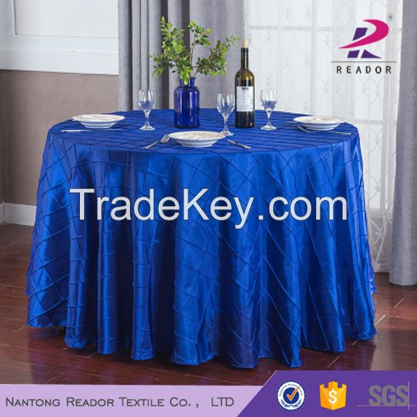 elegant pintuck taffeta table cloth