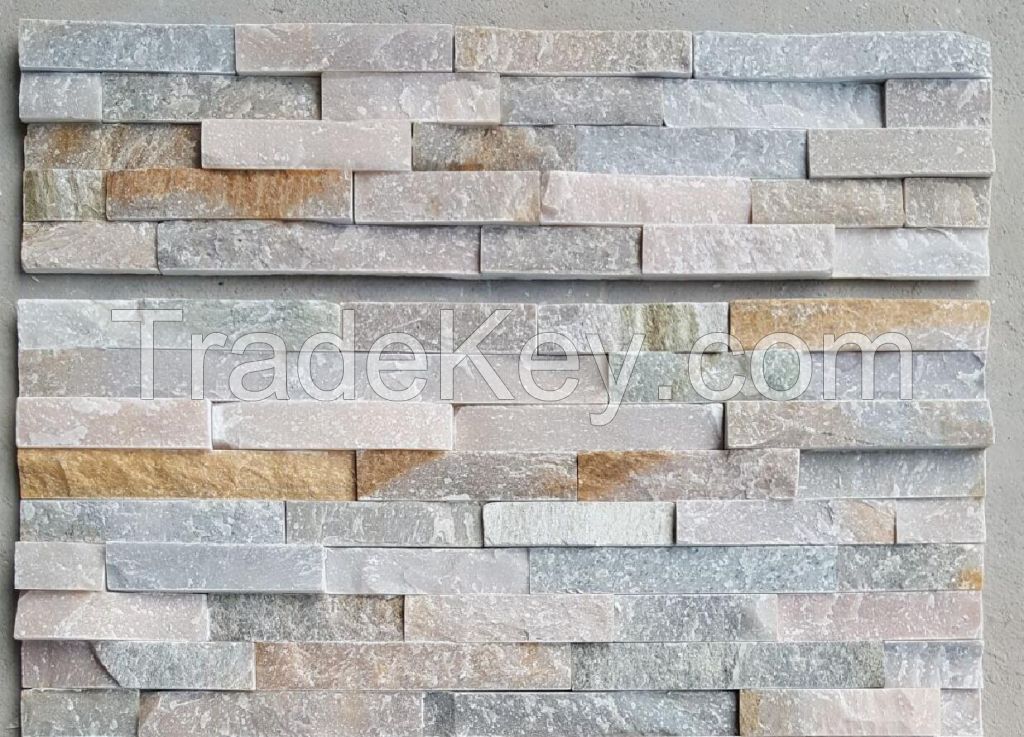 Beige Culure stone wall tile decorations