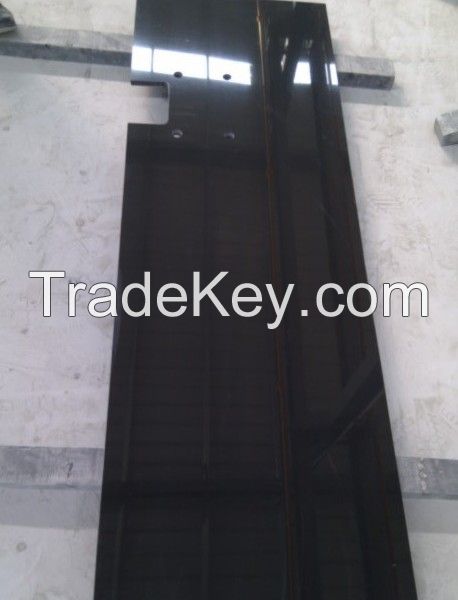 Shanxi black granite stone slab and tile polished