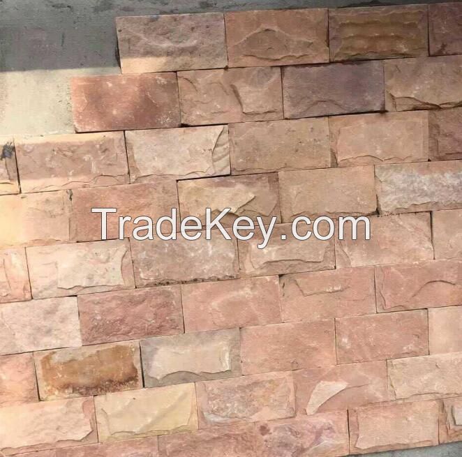 Sandstone Mushroom stone 30x15cm for wall decorations