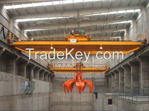 single girder grab crane