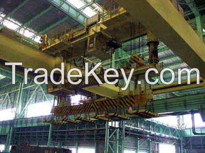 380V 50 ton double girder steel plant crane