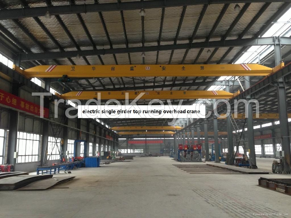 China Single Girder Overhead Crane 1t