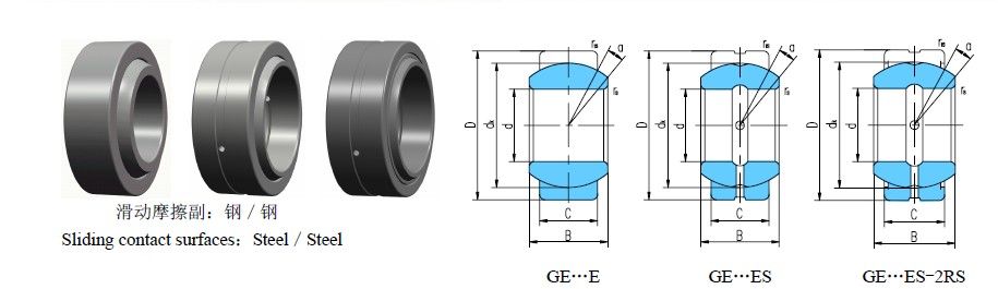 sell joint bearing, spherical plain bearing GE160ES GE160ES-2RS