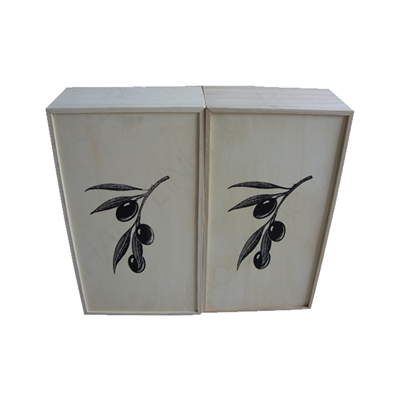 Sell wooden wine box with logo