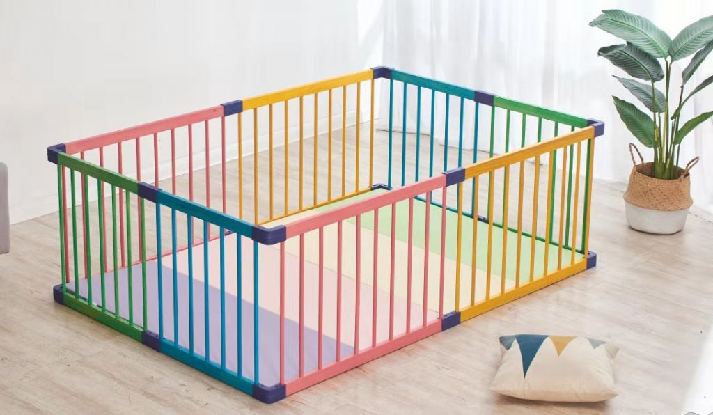 wholesale hexagon wooden playpen