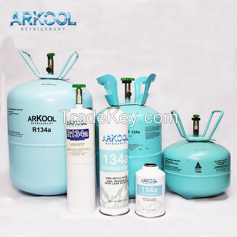 A/C R134a Refrigerant 340g small cans good quality