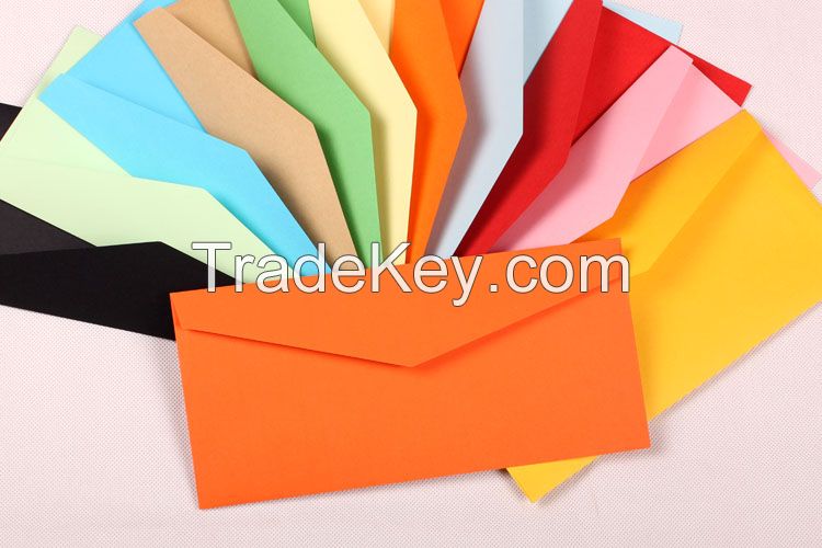 promotional custom standard size brown kraft paper envelope printed