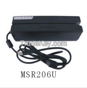 Magnetic card writer encoder MSR206