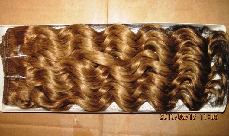 wholesale colored chinese machine weft hair