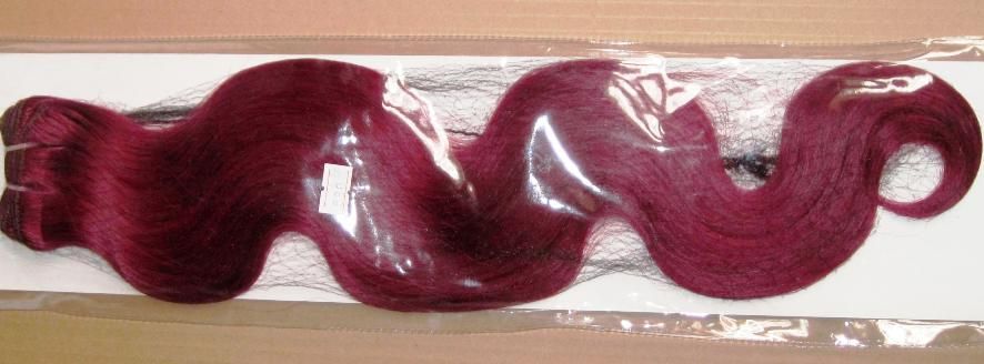 sell colored chinese remy hair weave