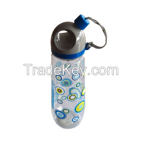 800ml plastic fancy drinking water bottle wholesale