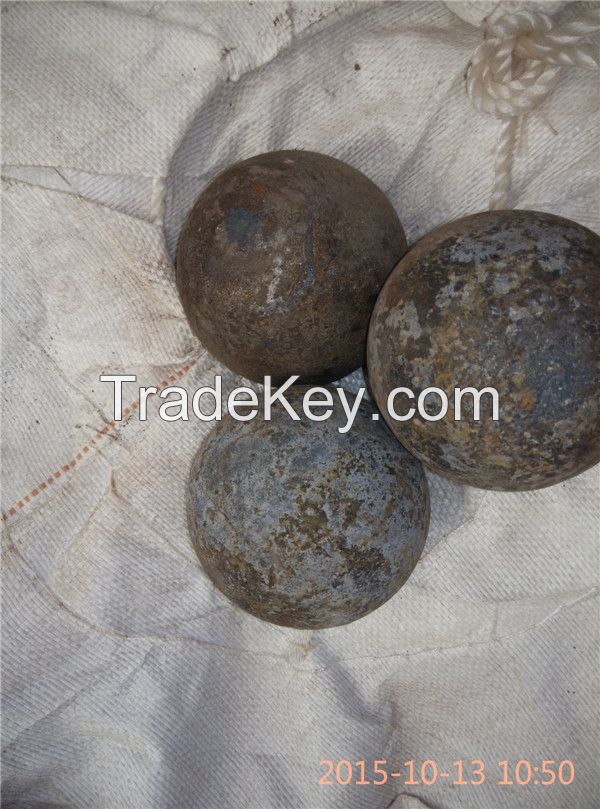 75mncr and 60mn material forged grinding ball, dia60mm