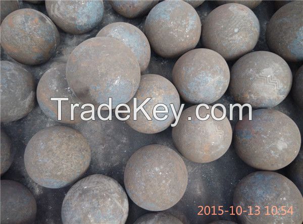 Forged grinding ball, dia40mm, 60MN and 75MNCR material