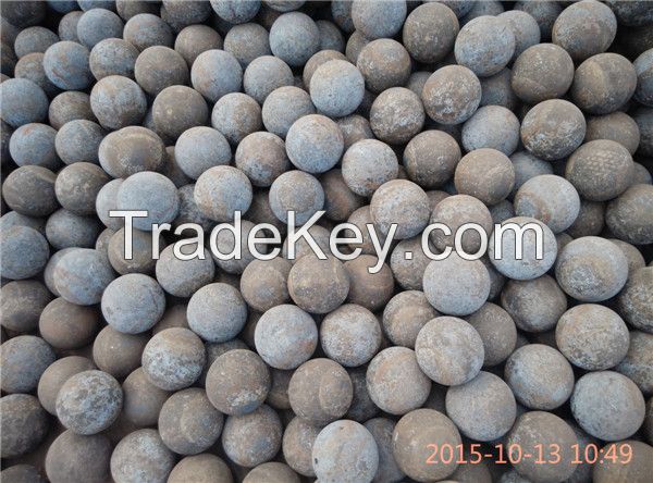 forged grinding ball, dia50mm, 75MNCR and 60MN material
